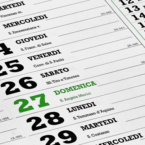 Calendari da muro 2025
