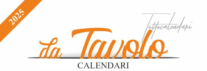 Calendari 2025 da scrivania - Tutto Calendari