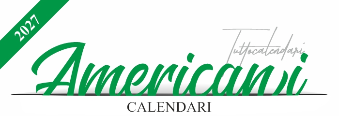 Calendari da muro americani Calendari da muro americani