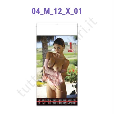 Stampa calendario mensile 2027 - sexy Calendario mensile illustrato 2027 - immagini sexy