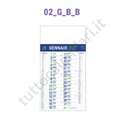 Calendario olandese commerciale blu/verde da parete personalizzati Stampa calendario da parete olandese