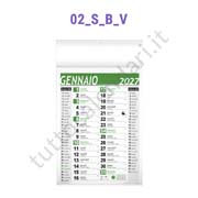 Calendario olandese commerciale verde da parete con grafica personalizzata Stampa calendario da parete personalizzato
