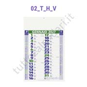Calendario commerciale verde da parete olandese Stampa calendario commerciale da muro