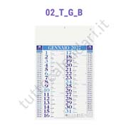 Calendario mensile classico commerciale blu da muro Stampa calendario commerciale da muro