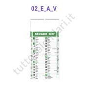 Calendario olandese commerciale verde da muro personalizzato Stampa calendario da parete personalizzato