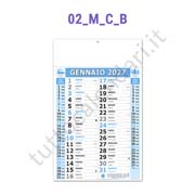 Calendario mensile commerciale blu grande da parete Stampa online calendario olandese grande