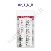 Calendario olandese commerciale magnum rosso da parete personalizzato Stampa calendario da muro olandese quadrettato