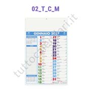 Calendario olandese commerciale trimensile colorato Stampa calendario da parete olandese
