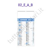 Calendario olandese commerciale blu da muro personalizzato Stampa calendario da parete personalizzato
