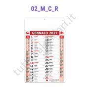 Calendario mensile commerciale rosso grande da parete Stampa online calendario olandese grande