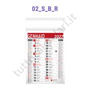 Calendario olandese commerciale rosso da parete con grafica personalizzata Stampa calendario da parete personalizzato