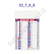 Calendario commerciale rosso da parete olandese Stampa calendario commerciale da muro