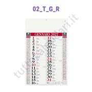 Calendario olandese classico commerciale rosso da muro Stampa calendario commerciale da muro