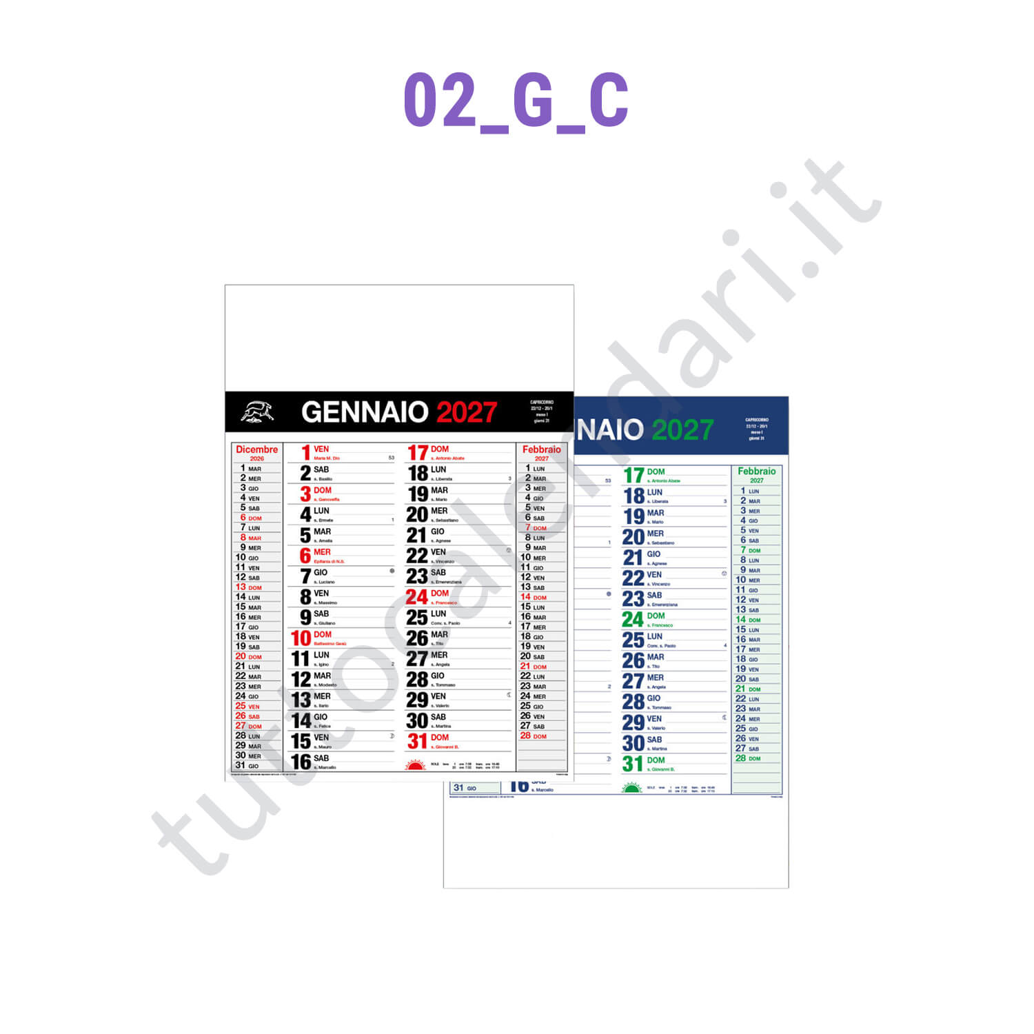 Calendario da parete promozionale Stampa calendario da muro olandese
