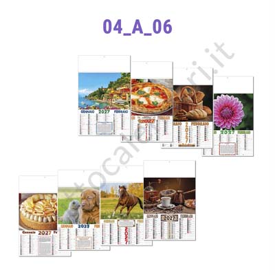 Calendario bimensile illustrato 2027