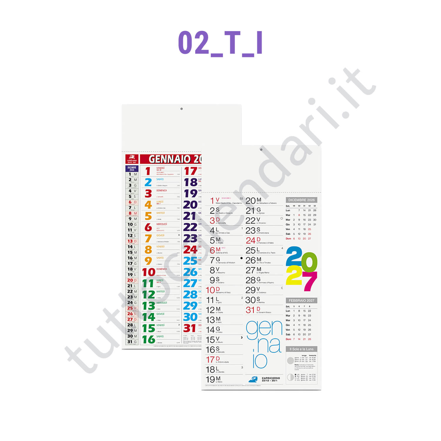 Calendario olandese commerciale 2027 personalizzato Stampa calendario da parete olandese