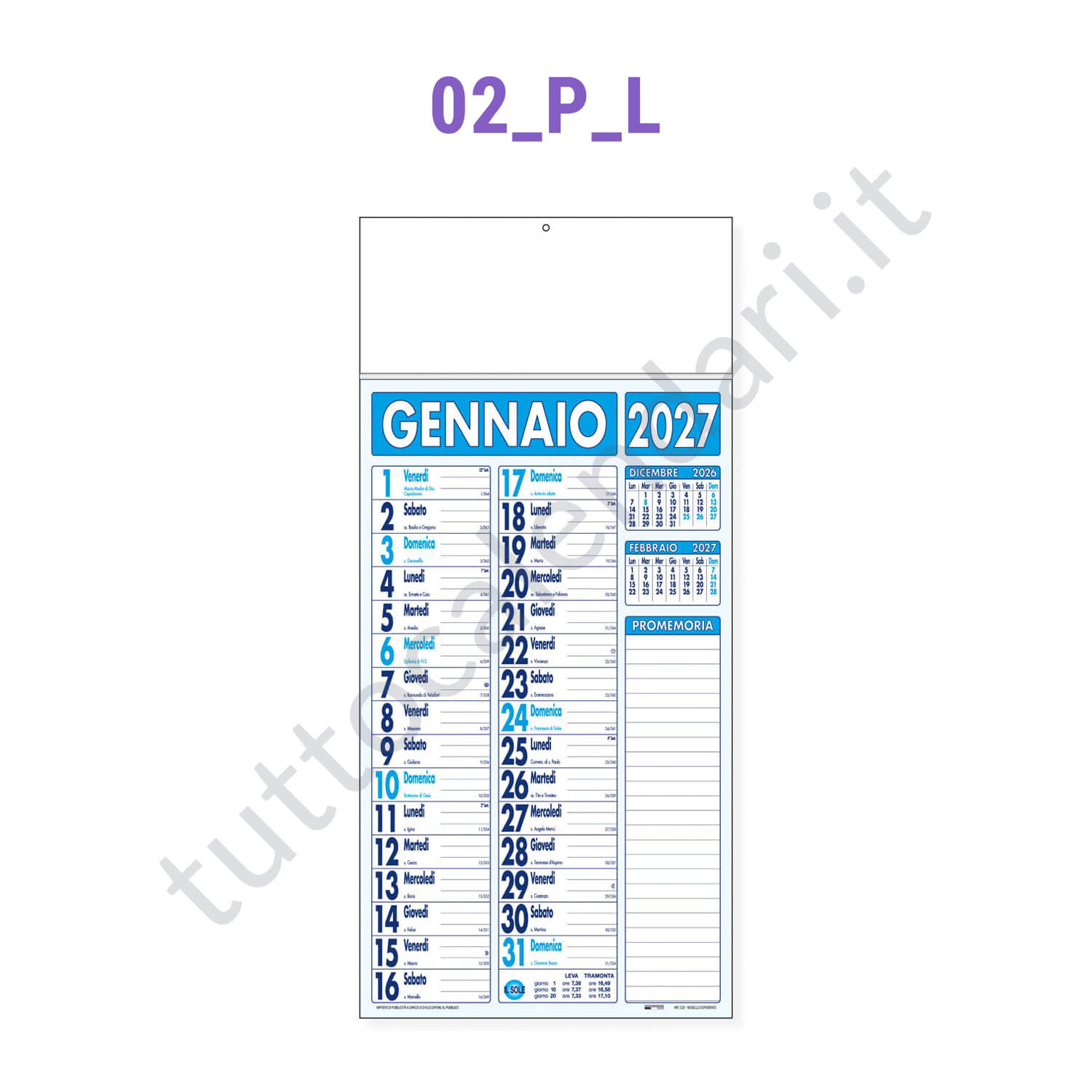 Calendario mensile commerciale Stampa calendario commerciale olandese