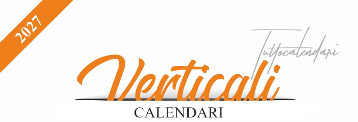 Calendari verticali calendari da tavolo verticali 2027