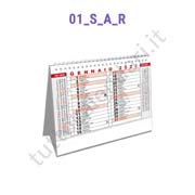 Calendario da tavolo a cavallotto commerciale