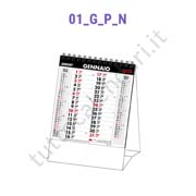 calendario da scrivania verticale colore nero/rosso Vendita online calendario a triangolo personalizzato