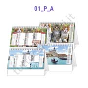 calendario da tavolo illustrato