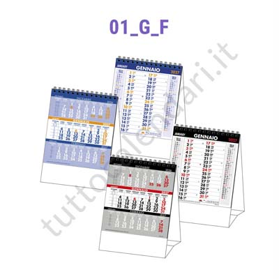 Calendario da scrivania verticale personalizzato Stampa calendario verticale 2027