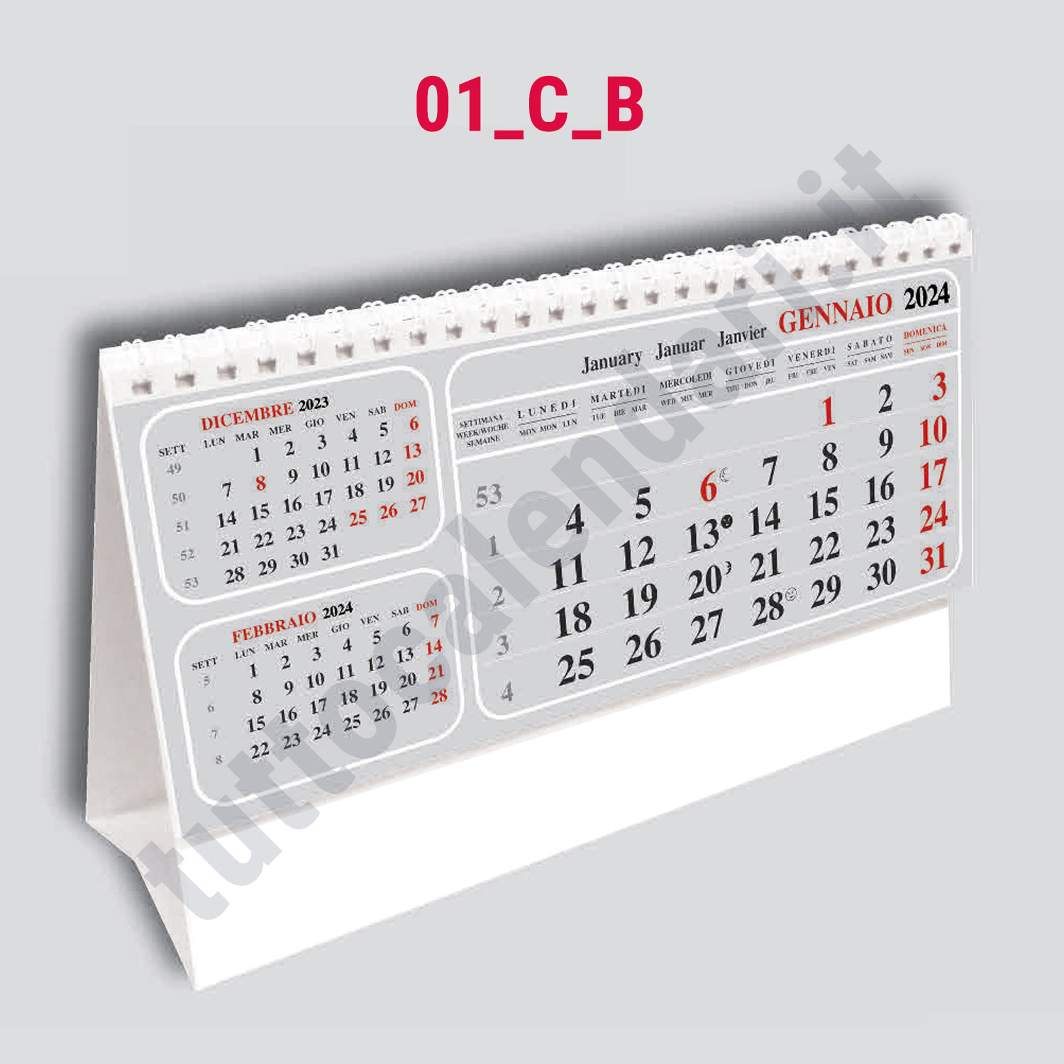 calendari da tavolo personalizzati per aziende
