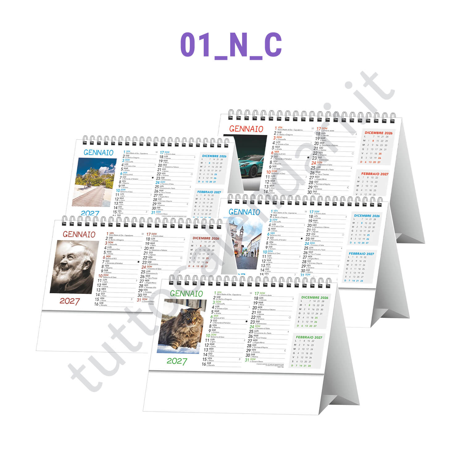 calendari da tavolo personalizzati per aziende