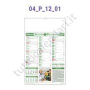 Calendario illustrato da parete 2028