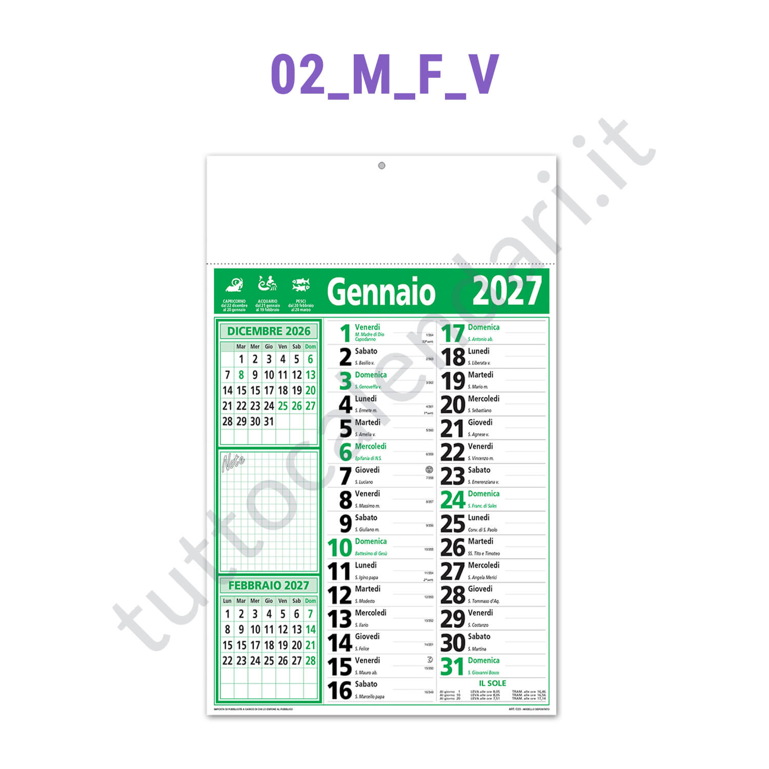 Calendario olandese commerciale con note per farmacie ed erboristerie Stampa calendario commerciale da parete con note per farmacie ed erboristerie
