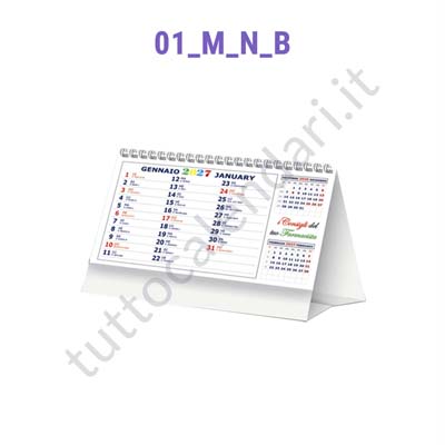 calendario da tavolo illustrato 2028 per farmacie ed erboristerie