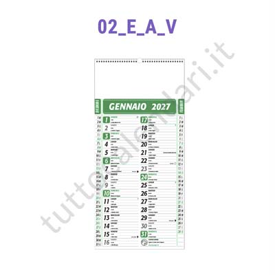 Stampa calendario da parete per farmacie ed erboristerie