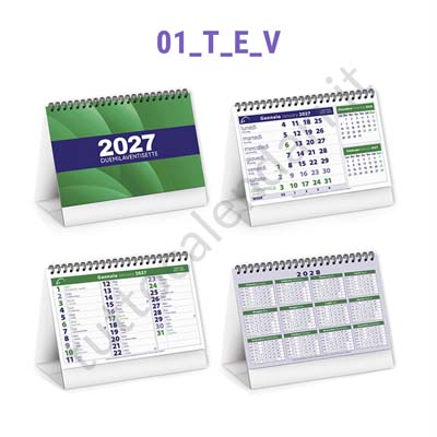 Calendario da banco con personalizzazione per farmacie ed erboristerie