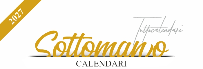 Calendari planning sottomano commerciali