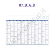 Planning da muro blu e rosso Stampa planning
