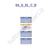 Calendario quadrittico blu/arancione extra da muro aziendale Stampa calendario quadrittico extra cordonato