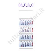 Calendario quadrimestrale con testata personalizzata Stampa calendario quadrittico da parete