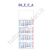 Calendario quadrittico blu/rosso da parete personalizzati Stampa calendario quadrittico da parete