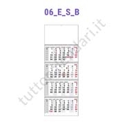 Calendario quadrittico nero/rosso da parete personalizzati Stampa calendario quadrittico da parete