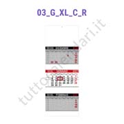 Stampa calendario trittico cordonato e incollato