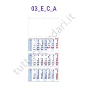 Stampa calendario trittico da parete 