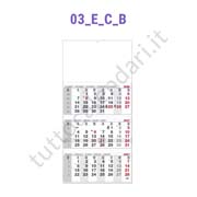 Stampa calendario trittico da parete 